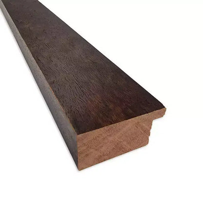 Espejo de puerta de madera estrecho de 17"x51", nogal cálido