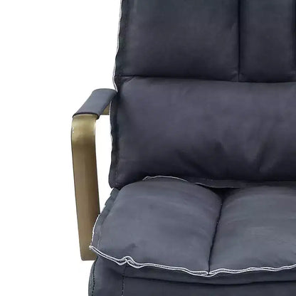 Silla de asiento activo de 25", cuero gris