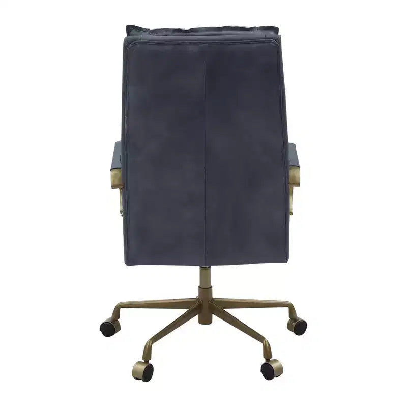 Silla de asiento activo de 25", cuero gris