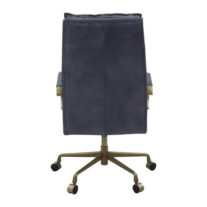 Silla de asiento activo de 25", cuero gris