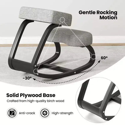 Silla ergonómica mecedora para arrodillarse