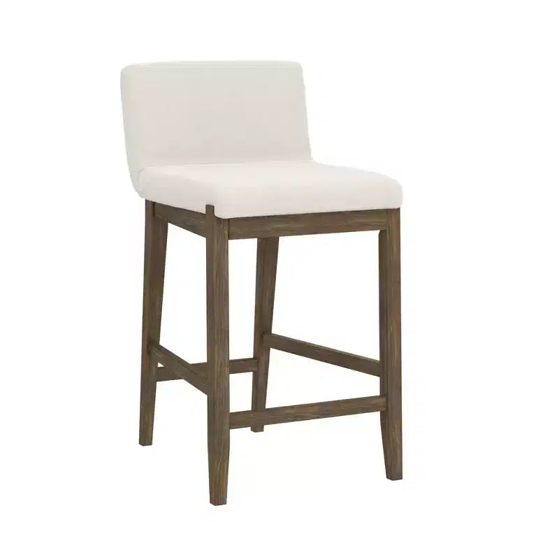 Gracie Wood Upholstered Counter Height Barstool - Nathan James