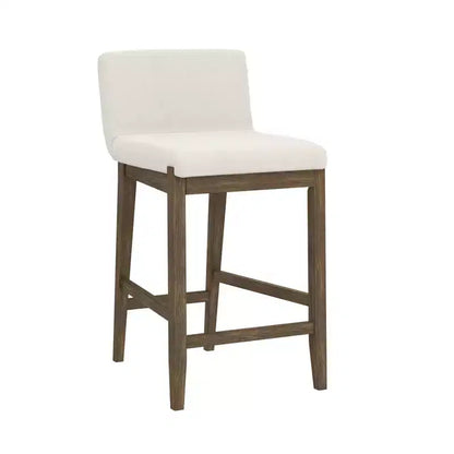 Gracie Wood Upholstered Counter Height Barstool - Nathan James