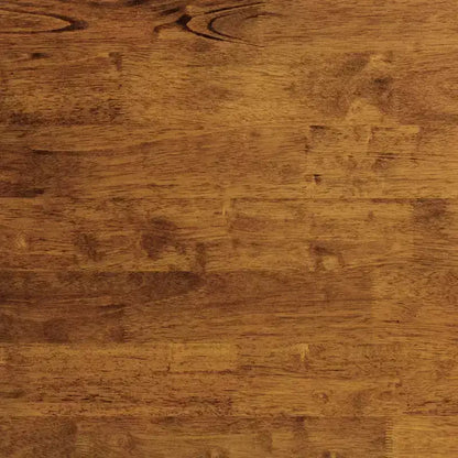 Mesa de comedor rústica de madera con base de caballete