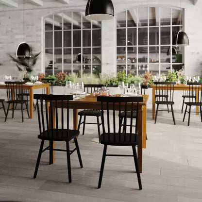 Mesa de comedor de madera maciza