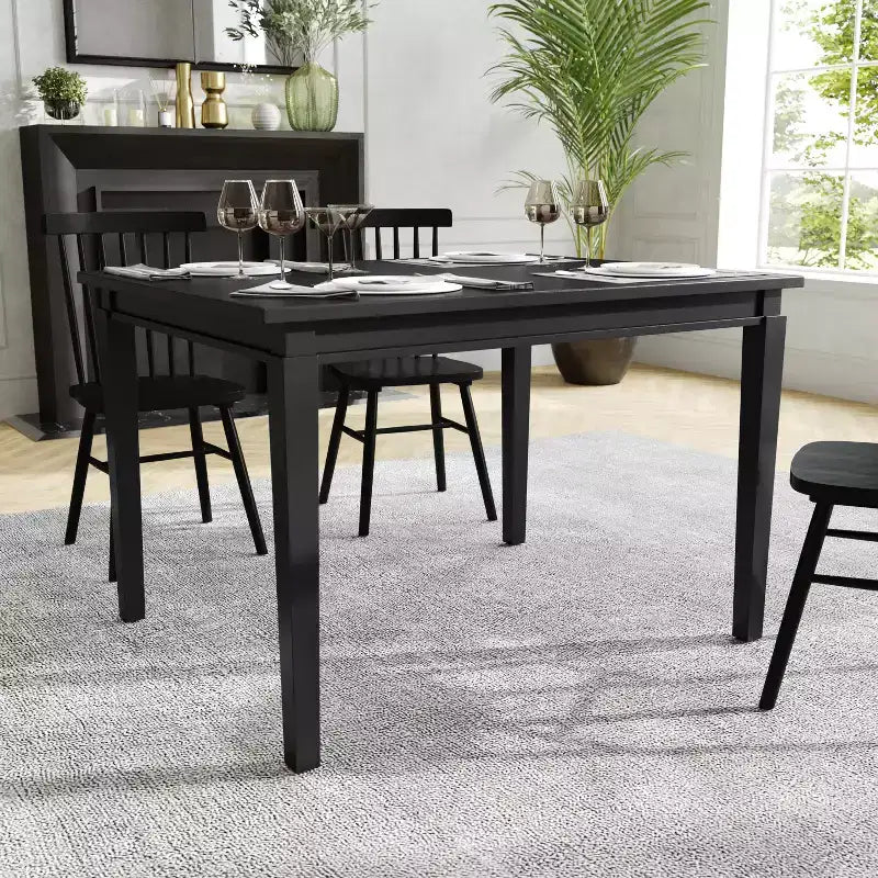 Mesa de comedor de madera maciza
