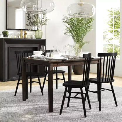 Mesa de comedor de madera maciza