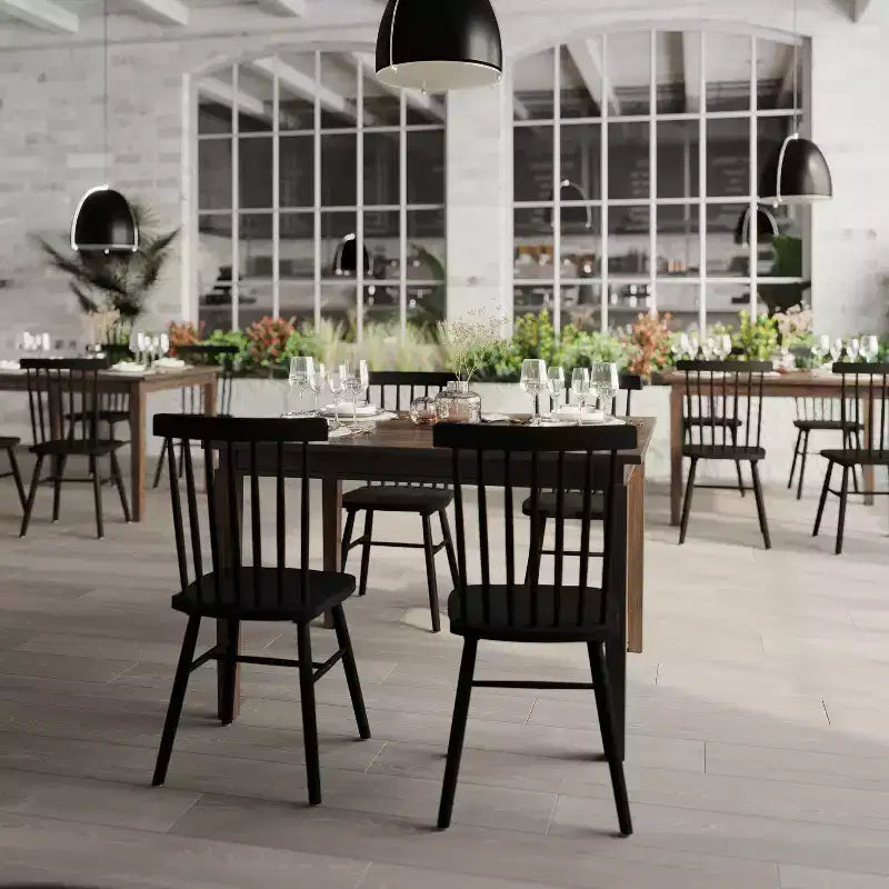 Mesa de comedor de madera maciza