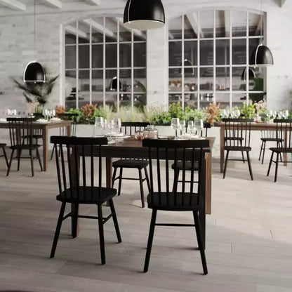Mesa de comedor de madera maciza