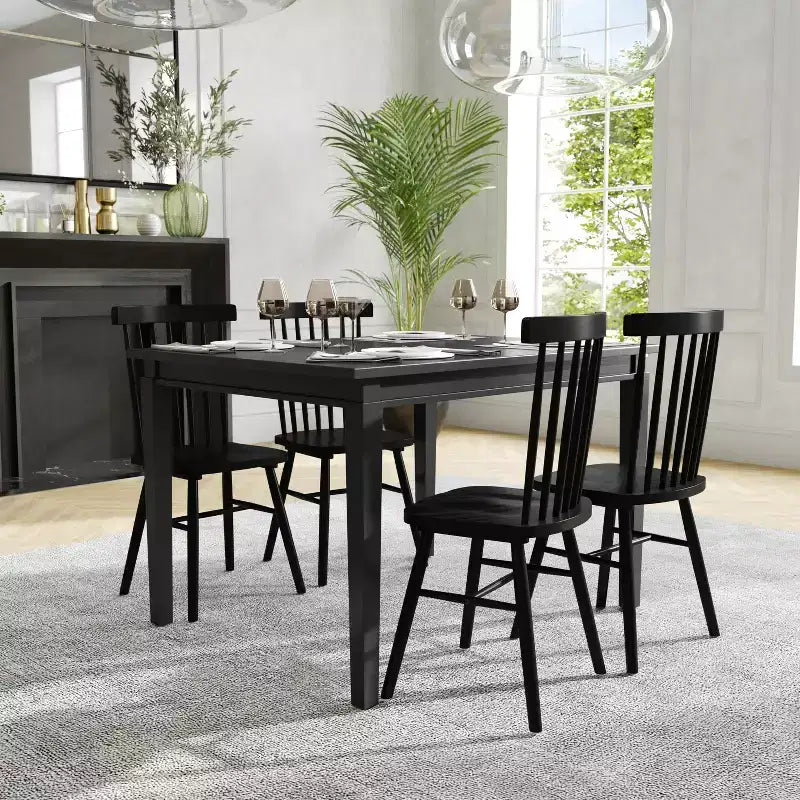 Mesa de comedor de madera maciza