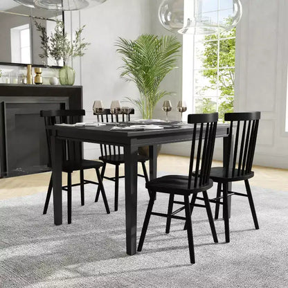 Mesa de comedor de madera maciza