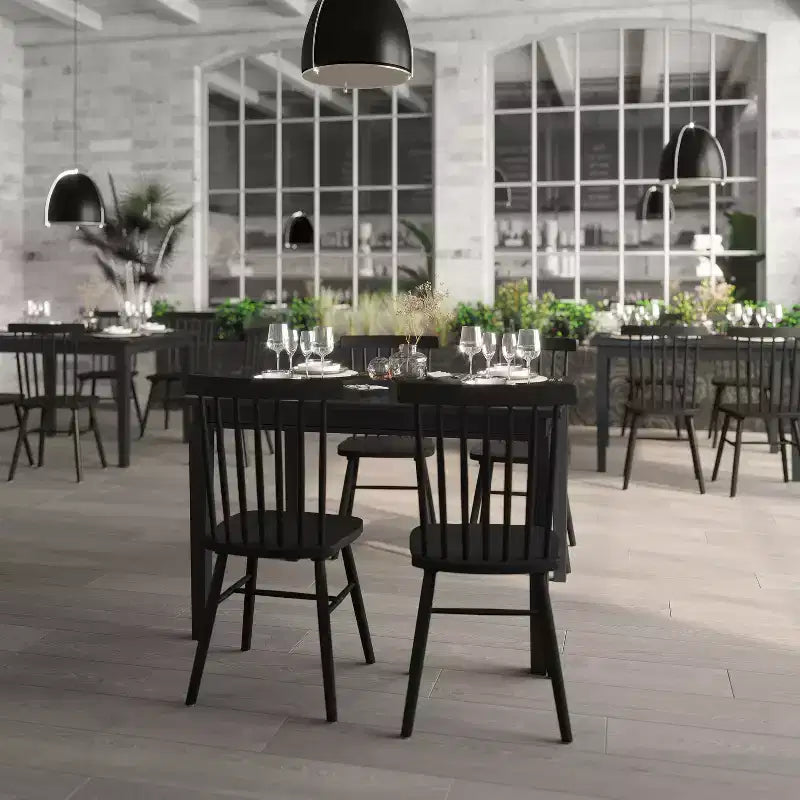 Mesa de comedor de madera maciza