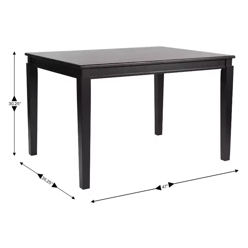 Mesa de comedor de madera maciza