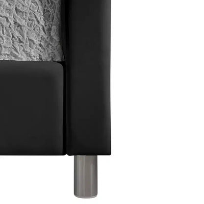 Estructura de cama tapizada tipo plataforma para adultos