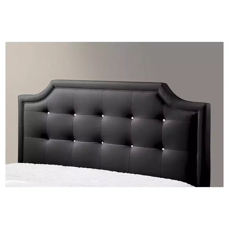 Estructura de cama tapizada tipo plataforma para adultos