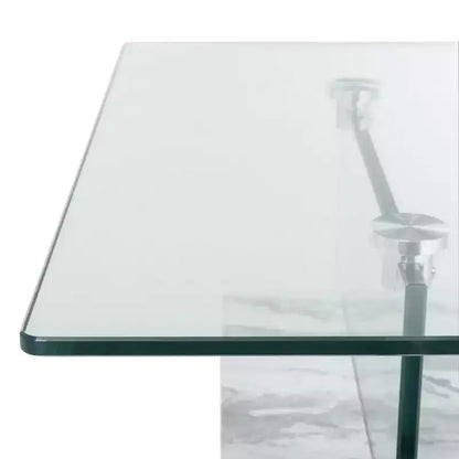 Mesa de centro moderna con estante inferior