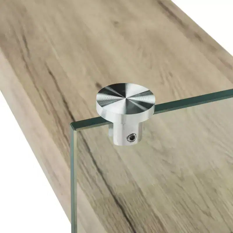 Mesa de centro moderna con estante inferior