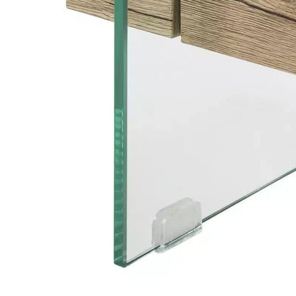 Mesa de centro moderna con estante inferior