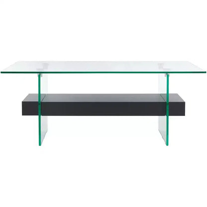 Mesa de centro moderna con estante inferior