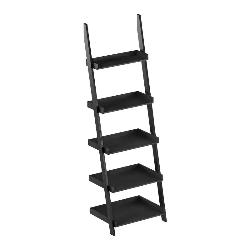 Estantería de escalera de madera independiente de 5 niveles para almacenamiento