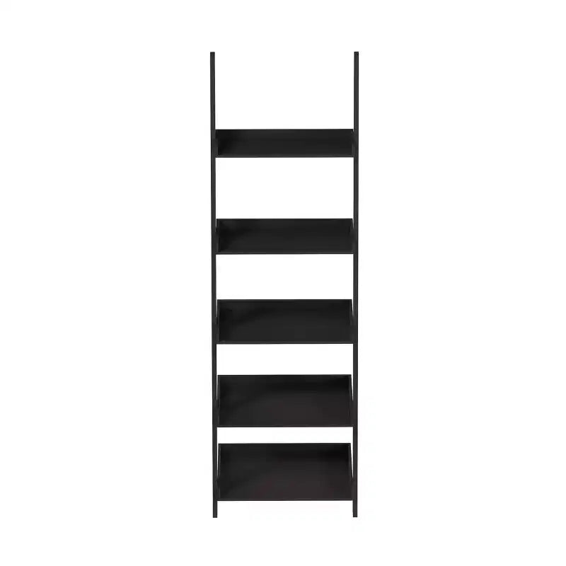 Estantería de escalera de madera independiente de 5 niveles para almacenamiento