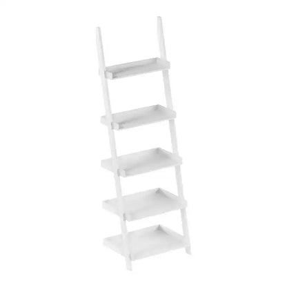 Estantería de escalera de madera independiente de 5 niveles para almacenamiento